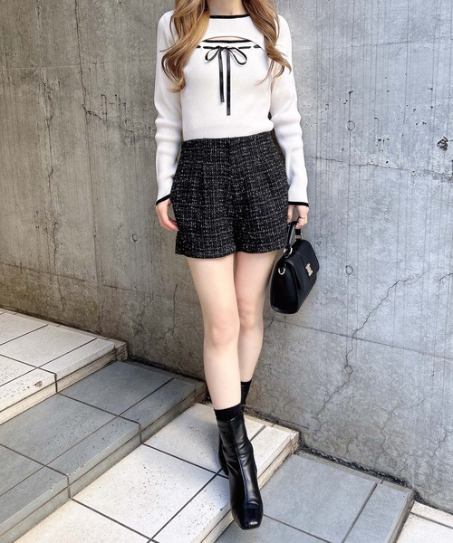 INGNI（イング）の「アソート柄ショートパンツ（その他パンツ・レディース・ブラック系その他3/ブラック系その他2/ホワイト系その他5・FREE）」の14枚目の写真