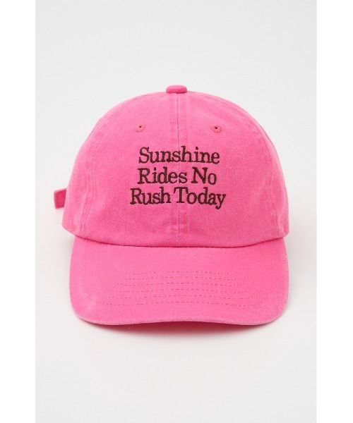 RODEO CROWNS WIDE BOWL（ロデオクラウンズワイドボウル）の「カラーメッセージキャップ（キャップ・レディース・ブルー/ブラック/ブラウン/ピンク・FREE）」の4枚目の写真