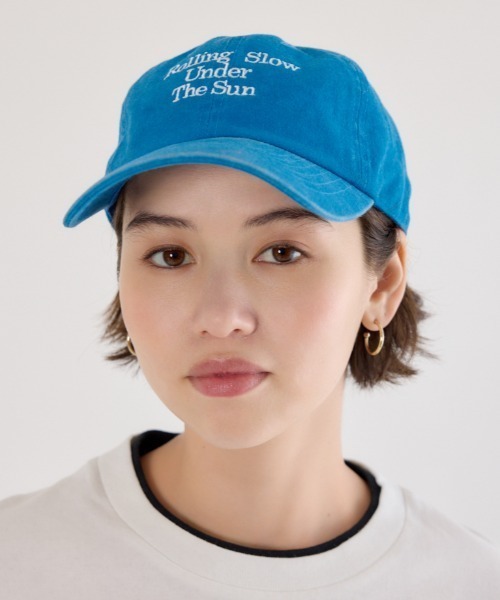 RODEO CROWNS WIDE BOWL（ロデオクラウンズワイドボウル）の「カラーメッセージキャップ（キャップ・レディース・ブルー/ブラック/ブラウン/ピンク・FREE）」の3枚目の写真