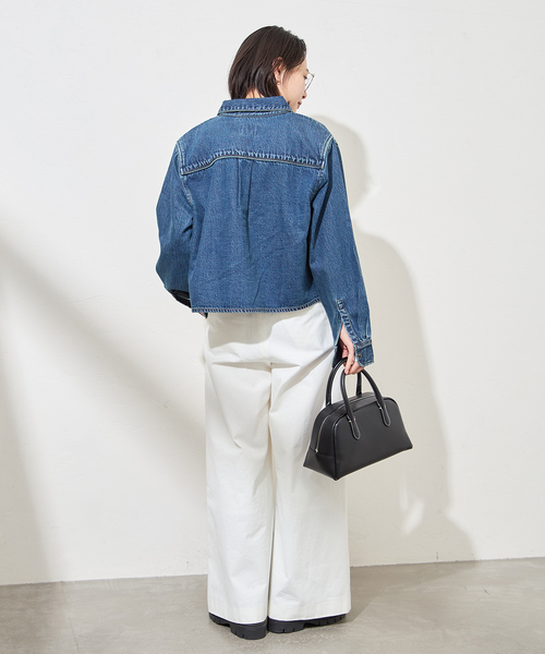 JOURNAL STANDARD（ジャーナルスタンダード）の「CROCHET VEST（ベスト・レディース・ブラック/ホワイト×ホワイト・FREE）」の10枚目の写真