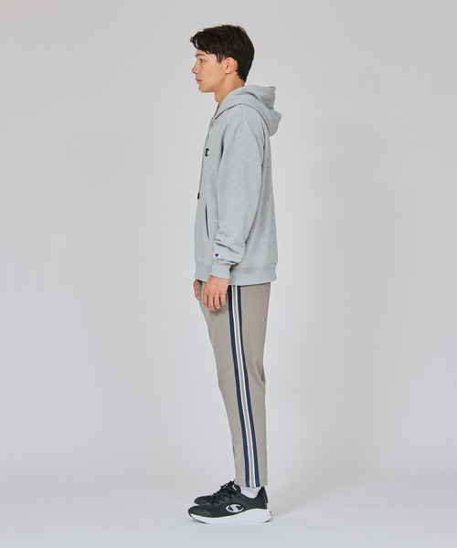 Champion（チャンピオン）の「【Champion/チャンピオン】メンズ スポーツ テックウィーブ テリー ジップフーデッドスウェットシャツ（スウェット・メンズ・ベージュ/ブラック/グレー・MEDIUM/X-LARGE/LARGE）」の9枚目の写真