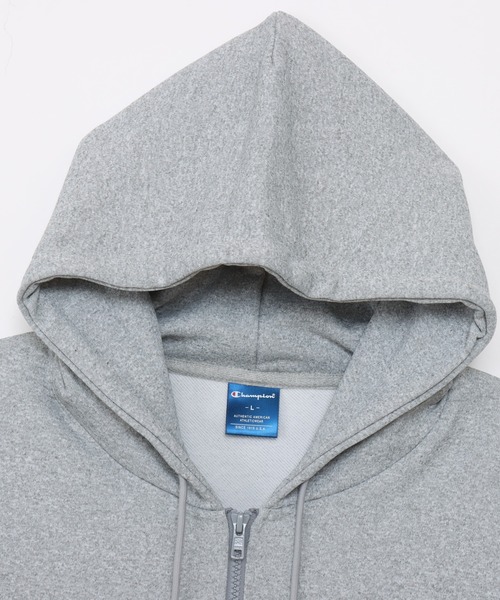 Champion（チャンピオン）の「【Champion/チャンピオン】メンズ スポーツ テックウィーブ テリー ジップフーデッドスウェットシャツ（スウェット・メンズ・ベージュ/ブラック/グレー・MEDIUM/X-LARGE/LARGE）」の14枚目の写真