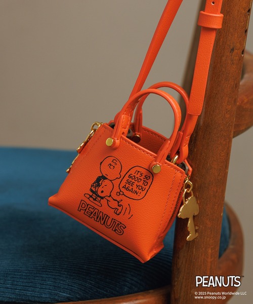 E'POR(エポール)の「【WEB限定/一部店舗限定】【E'POR×PEANUTS】別注 Y BAG Pico(ハンドバッグ・レディース・オフホワイト/ブラック/レッド・FREE)」の3枚目の写真