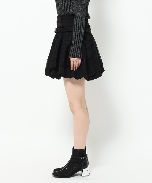 HARE（ハレ）の「レースバルーンミニスカート(HARE)（スカート・レディース・ホワイト/ブラック・FREE）」の15枚目の写真
