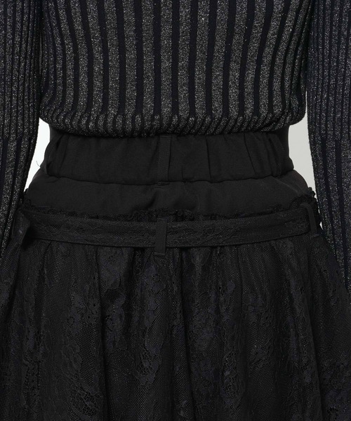 HARE（ハレ）の「レースバルーンミニスカート(HARE)（スカート・レディース・ホワイト/ブラック・FREE）」の9枚目の写真