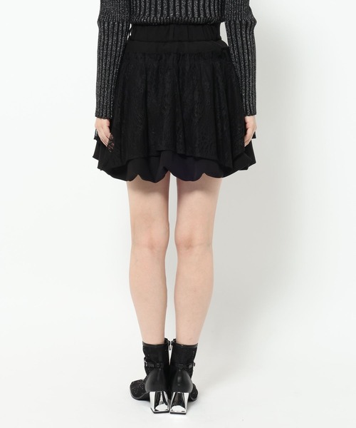 HARE（ハレ）の「レースバルーンミニスカート(HARE)（スカート・レディース・ホワイト/ブラック・FREE）」の11枚目の写真