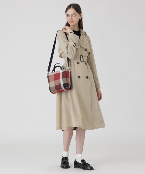 BLUE LABEL CRESTBRIDGE（ブルーレーベルクレストブリッジ）の「クレストブリッジチェックキャンバススクエアミニトート（ショルダーバッグ・レディース・レッド/ベージュ系その他・FREE）」の18枚目の写真