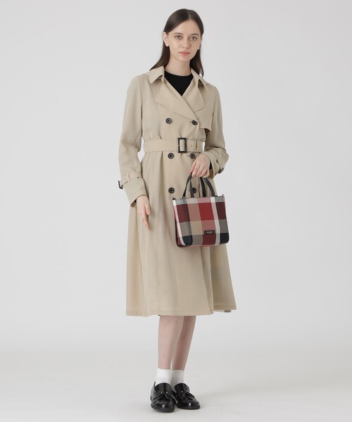 BLUE LABEL CRESTBRIDGE（ブルーレーベルクレストブリッジ）の「クレストブリッジチェックキャンバススクエアミニトート（ショルダーバッグ・レディース・レッド/ベージュ系その他・FREE）」の17枚目の写真