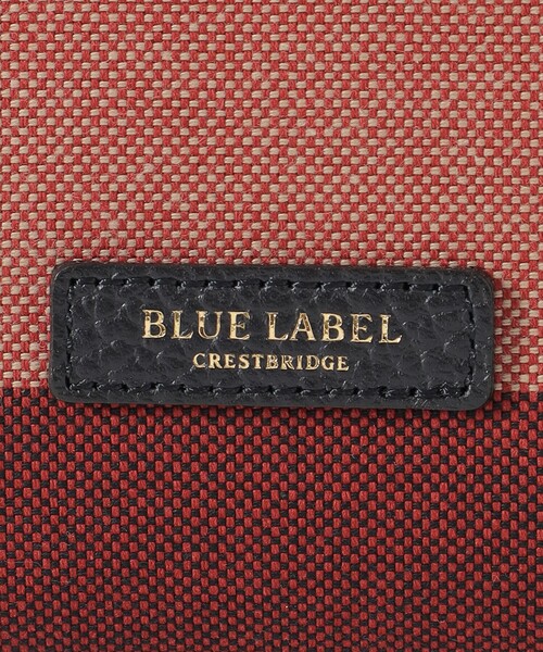 BLUE LABEL CRESTBRIDGE（ブルーレーベルクレストブリッジ）の「クレストブリッジチェックキャンバススクエアミニトート（ショルダーバッグ・レディース・レッド/ベージュ系その他・FREE）」の13枚目の写真
