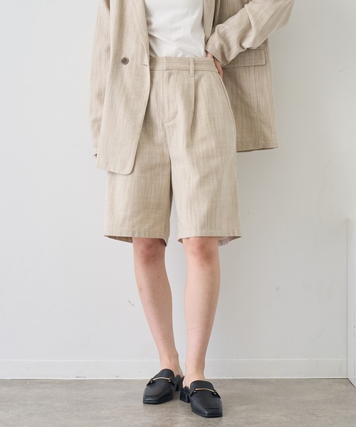 NOGLE(ノグル)の「【NOGLE/ノグル】リネンヘリンボーンショートパンツ(その他パンツ・レディース・ベージュ/ブラック・FREE)」の17枚目の写真