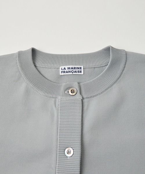 LA MARINE FRANCAISE（マリン フランセーズ）の「バレルアームカーディガン（カーディガン/ボレロ・レディース・グレー/ブラック・FREE）」の3枚目の写真