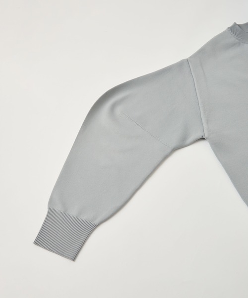 LA MARINE FRANCAISE（マリン フランセーズ）の「バレルアームカーディガン（カーディガン/ボレロ・レディース・グレー/ブラック・FREE）」の4枚目の写真