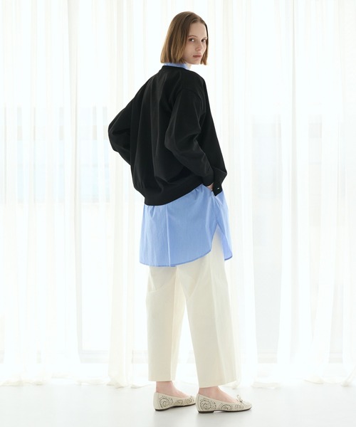 LA MARINE FRANCAISE（マリン フランセーズ）の「バレルアームカーディガン（カーディガン/ボレロ・レディース・グレー/ブラック・FREE）」の11枚目の写真