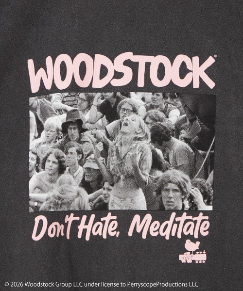 GOOD ROCK SPEED（グッドロックスピード）の「[GOOD ROCK SPEED/グッドロックスピード] 別注 WOODSTOCK ロックプリントTシャツ【追加】（Tシャツ/カットソー・レディース・チャコールグレー・XL/L/M）」の17枚目の写真