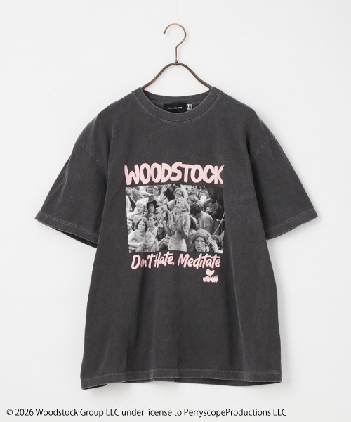 GOOD ROCK SPEED（グッドロックスピード）の「[GOOD ROCK SPEED/グッドロックスピード] 別注 WOODSTOCK ロックプリントTシャツ【追加】（Tシャツ/カットソー・レディース・チャコールグレー・XL/L/M）」の14枚目の写真