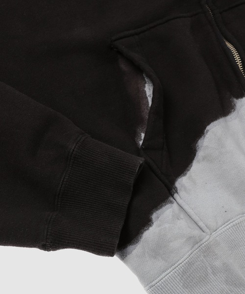 NOMA t.d.(ノーマティーディー)の「Hand Dye Twist Parka(パーカー・メンズ・グリーン系その他/ブラック×グレー・4/3)」の6枚目の写真