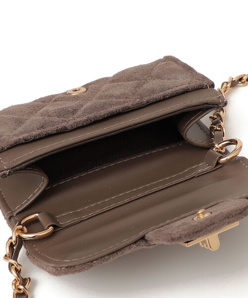 VELETTO(ベレット)の「VELETTO: キルティング チェーン ミニ ショルダー バッグ (ブラウン)(ショルダーバッグ・レディース・ブラウン系その他・ONE SIZE)」の7枚目の写真