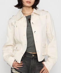 LAGUA GEM | CUT OFF MILITARY ジャケット(ミリタリージャケット)