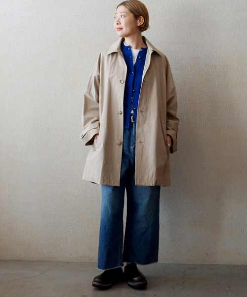 JOURNAL STANDARD LUXE（ジャーナルスタンダード　ラックス）の「ハイツイストテンジク クルーネックカーディガン（ニット/セーター・レディース・ブラック/オレンジ/ブルー/グレー・FREE）」の19枚目の写真