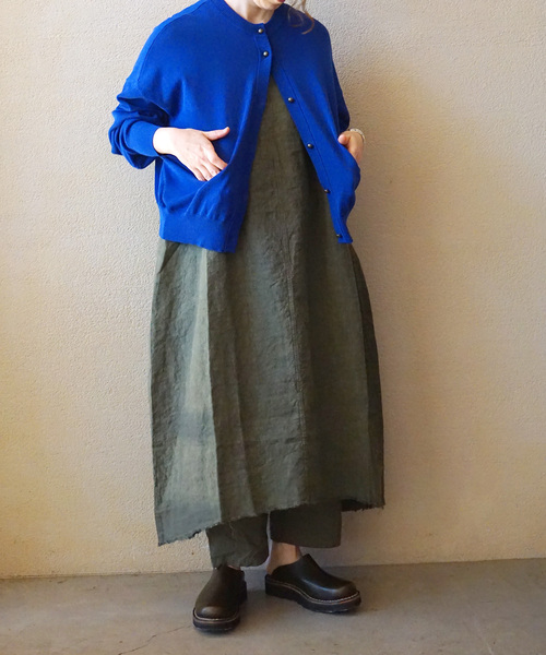 JOURNAL STANDARD LUXE(ジャーナルスタンダード ラックス)の「ハイツイストテンジク クルーネックカーディガン(ニット/セーター・レディース・ブラック/オレンジ/ブルー/グレー・FREE)」の18枚目の写真