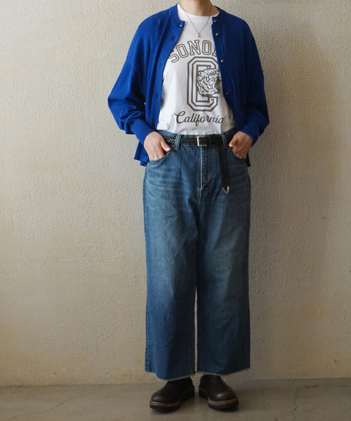 JOURNAL STANDARD LUXE(ジャーナルスタンダード ラックス)の「ハイツイストテンジク クルーネックカーディガン(ニット/セーター・レディース・ブラック/オレンジ/ブルー/グレー・FREE)」の20枚目の写真