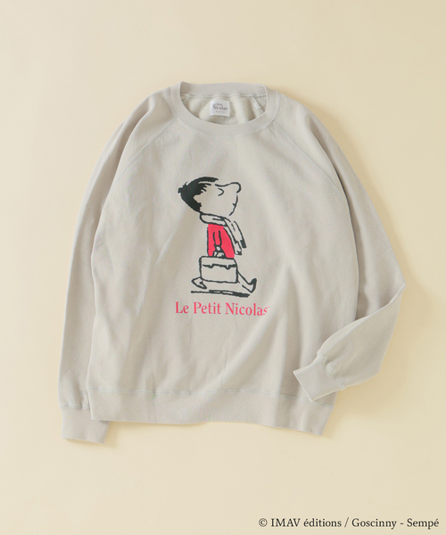 EDIFICE（エディフィス）の「Le Petit Nicolas (プチ・ニコラ) 別注 FADE スウェット（スウェット・メンズ・チャコールグレー/グレー/ダークブルー/コバルトブルー・MEDIUM/LARGE）」の2枚目の写真