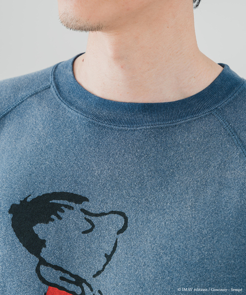 EDIFICE（エディフィス）の「Le Petit Nicolas (プチ・ニコラ) 別注 FADE スウェット（スウェット・メンズ・チャコールグレー/グレー/ダークブルー/コバルトブルー・MEDIUM/LARGE）」の12枚目の写真