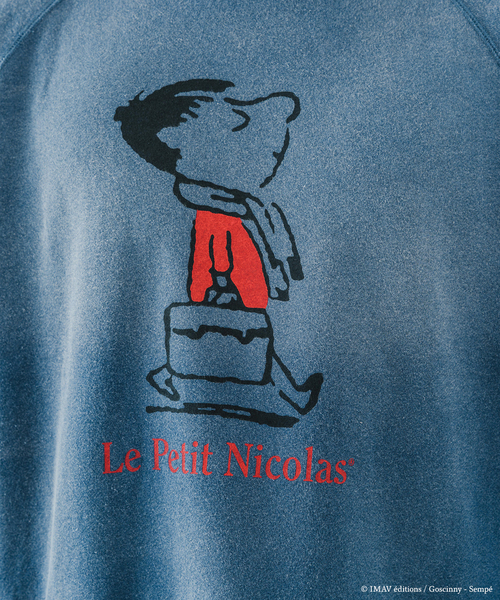 EDIFICE（エディフィス）の「Le Petit Nicolas (プチ・ニコラ) 別注 FADE スウェット（スウェット・メンズ・チャコールグレー/グレー/ダークブルー/コバルトブルー・MEDIUM/LARGE）」の14枚目の写真