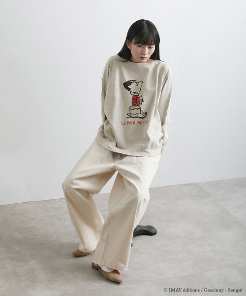 EDIFICE（エディフィス）の「Le Petit Nicolas (プチ・ニコラ) 別注 FADE スウェット（スウェット・メンズ・チャコールグレー/グレー/ダークブルー/コバルトブルー・MEDIUM/LARGE）」の16枚目の写真