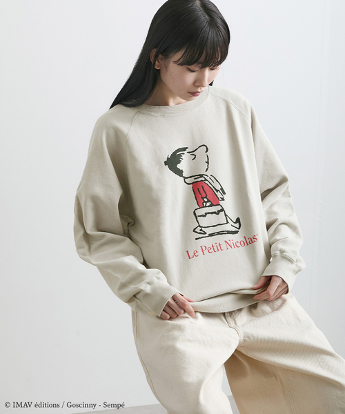 EDIFICE（エディフィス）の「Le Petit Nicolas (プチ・ニコラ) 別注 FADE スウェット（スウェット・メンズ・チャコールグレー/グレー/ダークブルー/コバルトブルー・MEDIUM/LARGE）」の18枚目の写真