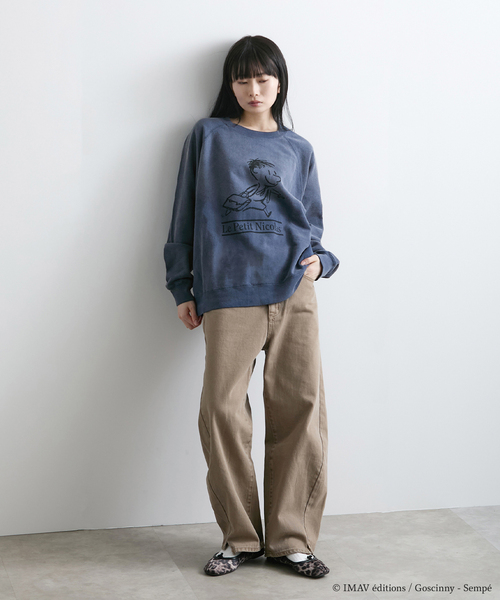 EDIFICE（エディフィス）の「Le Petit Nicolas (プチ・ニコラ) 別注 FADE スウェット（スウェット・メンズ・チャコールグレー/グレー/ダークブルー/コバルトブルー・MEDIUM/LARGE）」の19枚目の写真