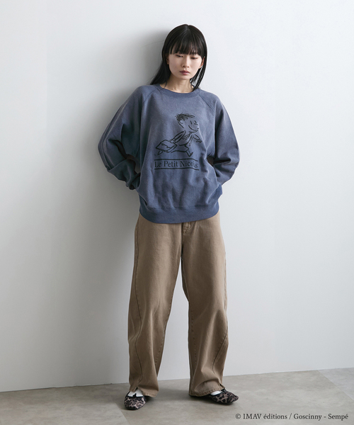 EDIFICE（エディフィス）の「Le Petit Nicolas (プチ・ニコラ) 別注 FADE スウェット（スウェット・メンズ・チャコールグレー/グレー/ダークブルー/コバルトブルー・MEDIUM/LARGE）」の20枚目の写真