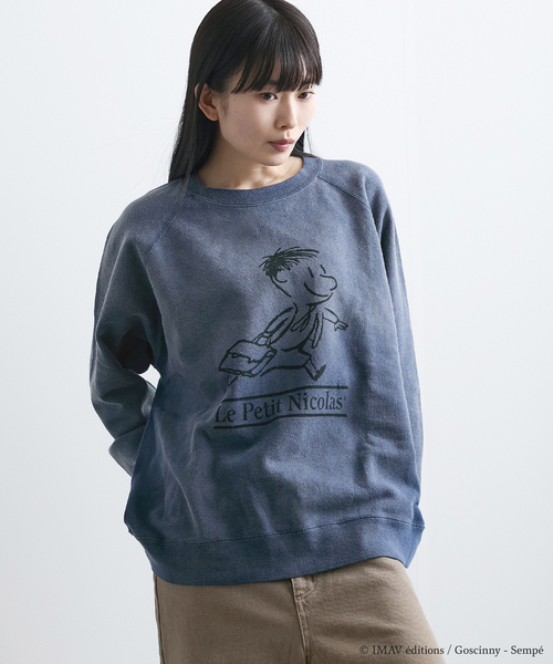 EDIFICE（エディフィス）の「Le Petit Nicolas (プチ・ニコラ) 別注 FADE スウェット（スウェット・メンズ・チャコールグレー/グレー/ダークブルー/コバルトブルー・MEDIUM/LARGE）」の21枚目の写真