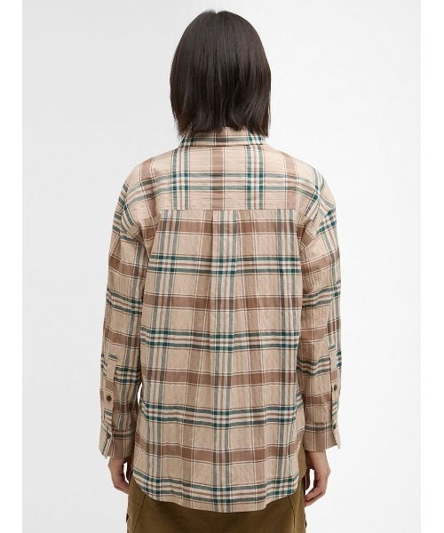 Barbour(バブアー)の「Rowane タータンシャツ(レディース)(シャツ/ブラウス・レディース・ベージュ・SMALL/MEDIUM)」の4枚目の写真