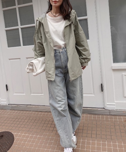 CORNERS（コーナーズ）の「マウンテンパーカー（マウンテンパーカー・レディース・グレー/アイボリー/ブラック/ライトカーキ・M）」の15枚目の写真