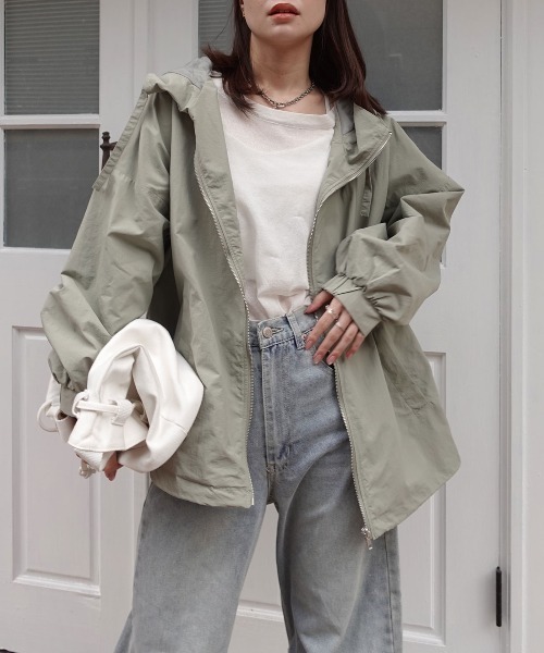 CORNERS（コーナーズ）の「マウンテンパーカー（マウンテンパーカー・レディース・グレー/アイボリー/ブラック/ライトカーキ・M）」の17枚目の写真