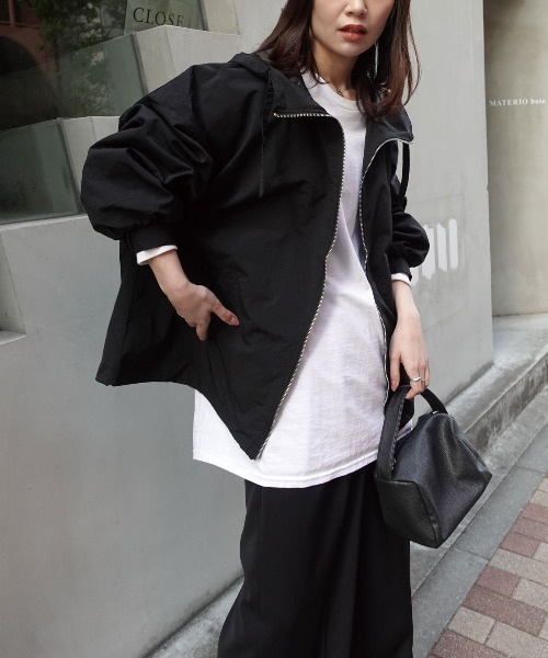 CORNERS（コーナーズ）の「マウンテンパーカー（マウンテンパーカー・レディース・グレー/アイボリー/ブラック/ライトカーキ・M）」の6枚目の写真