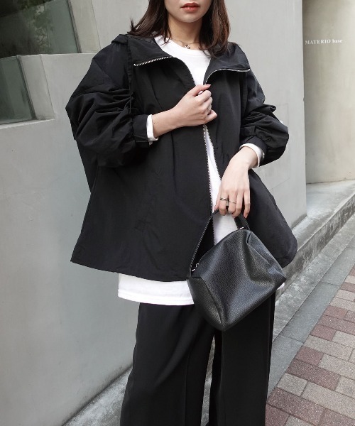 CORNERS（コーナーズ）の「マウンテンパーカー（マウンテンパーカー・レディース・グレー/アイボリー/ブラック/ライトカーキ・M）」の7枚目の写真