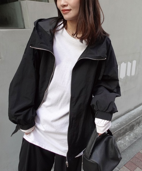 CORNERS（コーナーズ）の「マウンテンパーカー（マウンテンパーカー・レディース・グレー/アイボリー/ブラック/ライトカーキ・M）」の8枚目の写真