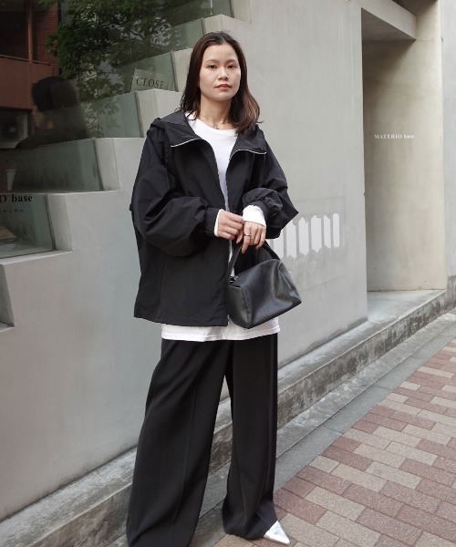 CORNERS（コーナーズ）の「マウンテンパーカー（マウンテンパーカー・レディース・グレー/アイボリー/ブラック/ライトカーキ・M）」の9枚目の写真