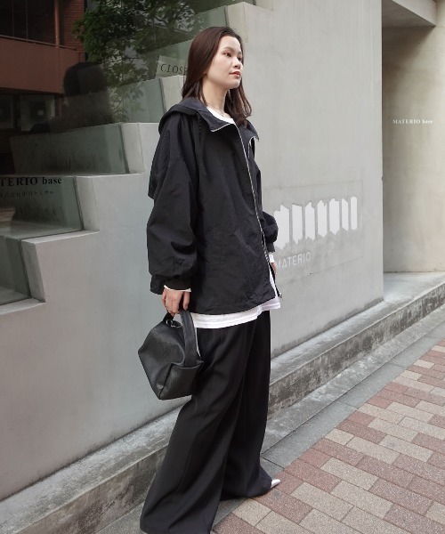 CORNERS（コーナーズ）の「マウンテンパーカー（マウンテンパーカー・レディース・グレー/アイボリー/ブラック/ライトカーキ・M）」の10枚目の写真