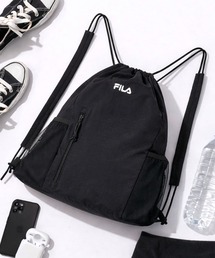 FILA（フィラ）の「FILA/フィラ ナップサック ショルダーパッド付き 軽量 ナイロンバッグ（バックパック/リュック）」