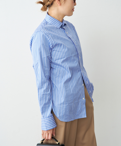 Deuxieme Classe(ドゥーズィエムクラス)の「【HOMME GIRLS/オムガールズ】Original Shirt(シャツ/ブラウス・レディース・ブルー・FREE)」の5枚目の写真