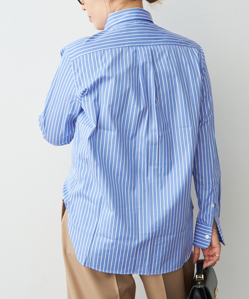 Deuxieme Classe(ドゥーズィエムクラス)の「【HOMME GIRLS/オムガールズ】Original Shirt(シャツ/ブラウス・レディース・ブルー・FREE)」の6枚目の写真