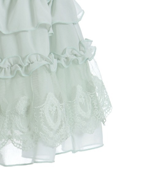 axes femme（アクシーズファム）の「ボリュームフリルスカパン（スカート・レディース・ブラック/クリーム/ミント・FREE）」の21枚目の写真