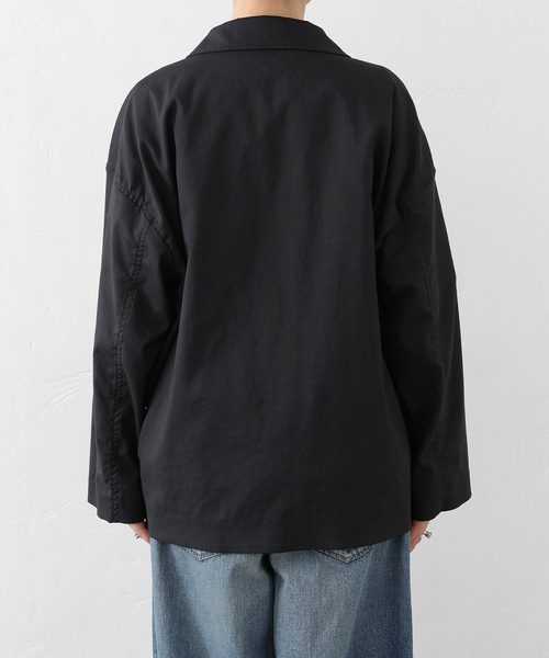 JOURNAL STANDARD LUXE(ジャーナルスタンダード ラックス)の「ラミートロピカルダブルジャケット(テーラードジャケット・レディース・ブラウン系その他/ブラック・FREE)」の13枚目の写真