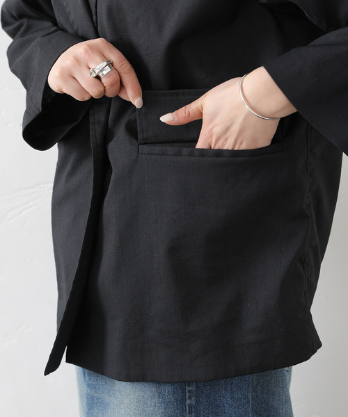 JOURNAL STANDARD LUXE(ジャーナルスタンダード ラックス)の「ラミートロピカルダブルジャケット(テーラードジャケット・レディース・ブラウン系その他/ブラック・FREE)」の16枚目の写真