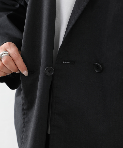 JOURNAL STANDARD LUXE(ジャーナルスタンダード ラックス)の「ラミートロピカルダブルジャケット(テーラードジャケット・レディース・ブラウン系その他/ブラック・FREE)」の19枚目の写真