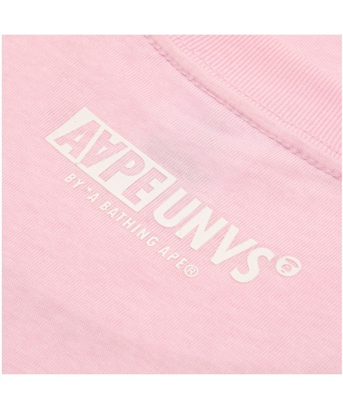 AAPE BY A BATHING APE(エーエイプバイアベイシングエイプ)の「AAPE BASIC TEE(Tシャツ/カットソー・メンズ・ブラック/ライトピンク/アイボリー・X-LARGE/SMALL/MEDIUM/LARGE/XX-LARGE)」の9枚目の写真
