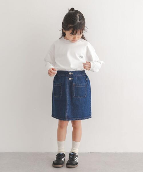 TOWNCRAFT(タウンクラフト)の「『別注』『親子リンク』PENNEYS×DOORS THE FOX LONG-SLEEVE T-SHIRTS(KIDS)(Tシャツ/カットソー・キッズ・ホワイト/チャコールグレー・120/135)」の4枚目の写真